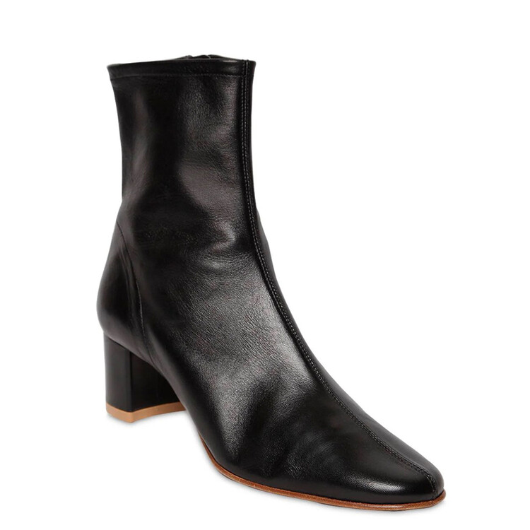 Women's High Heel Pointed Toe Side Zip Short Boots