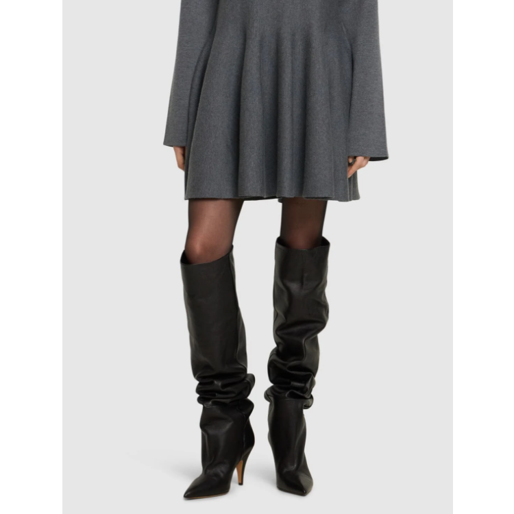 Women's High Heel Pointed Toe High Shaft Fashion Boots - Style c.html