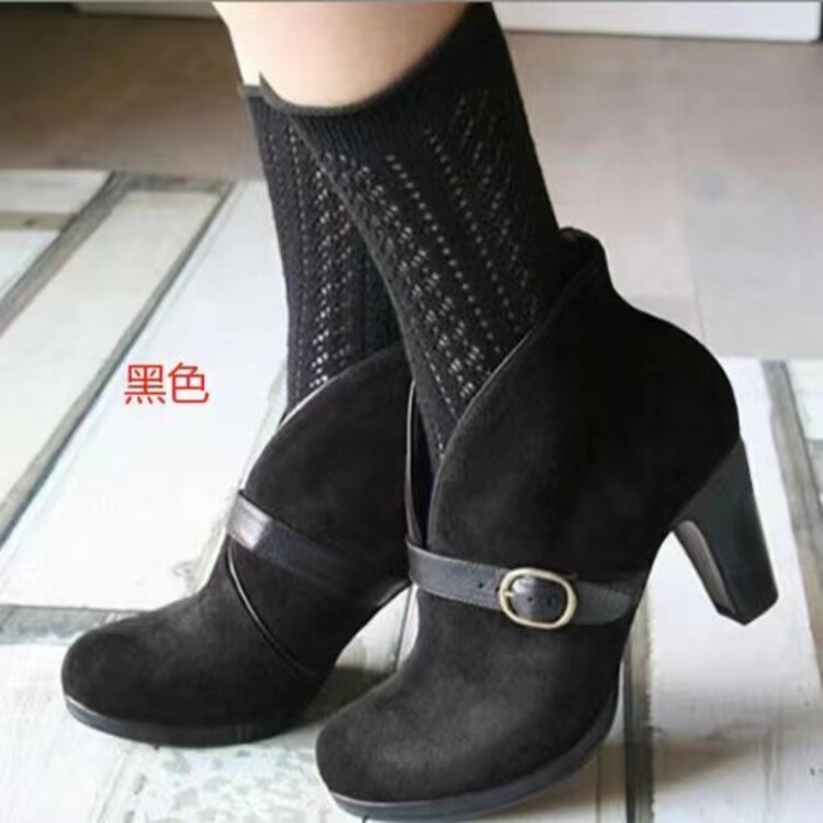 Women's Fashion Pointed Toe Low Heel Pumps - Style o.html