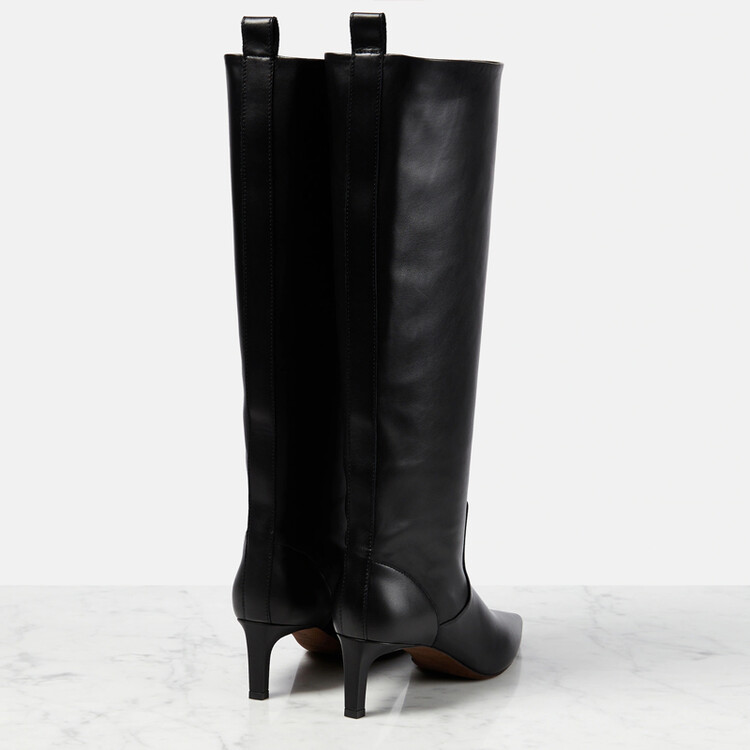 Women's High Shaft Pointed Toe Stiletto Heel Fashion Boots - Style m.html